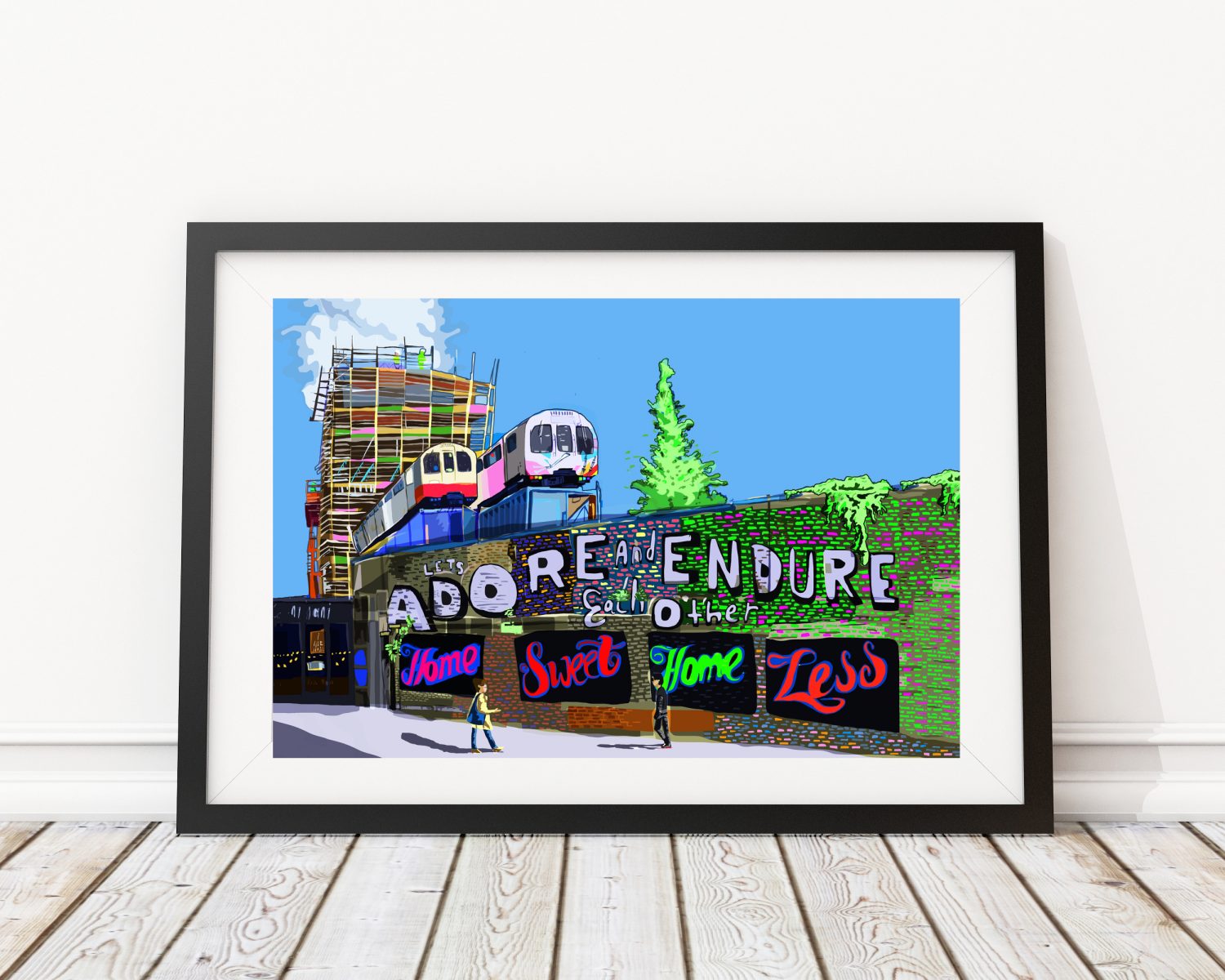 Village Underground, East London Art Print