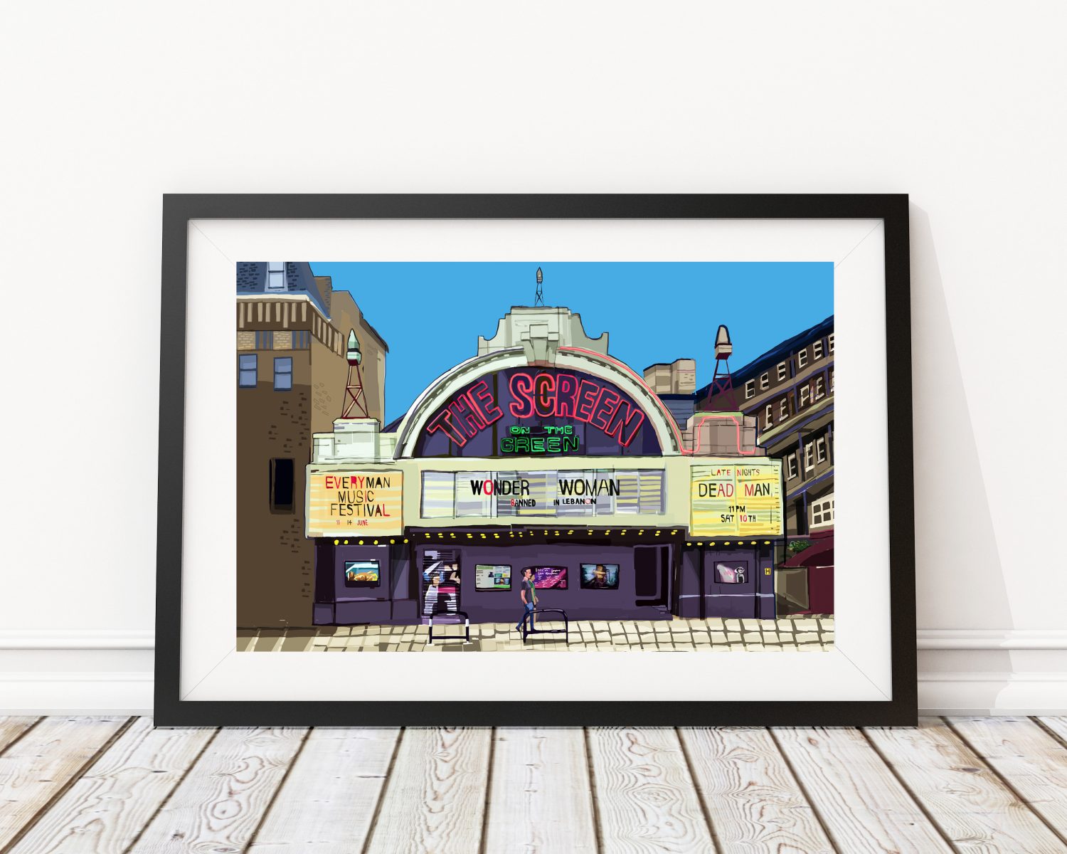 Screen on the Green Everyman Cinema, Islington, London Art Print