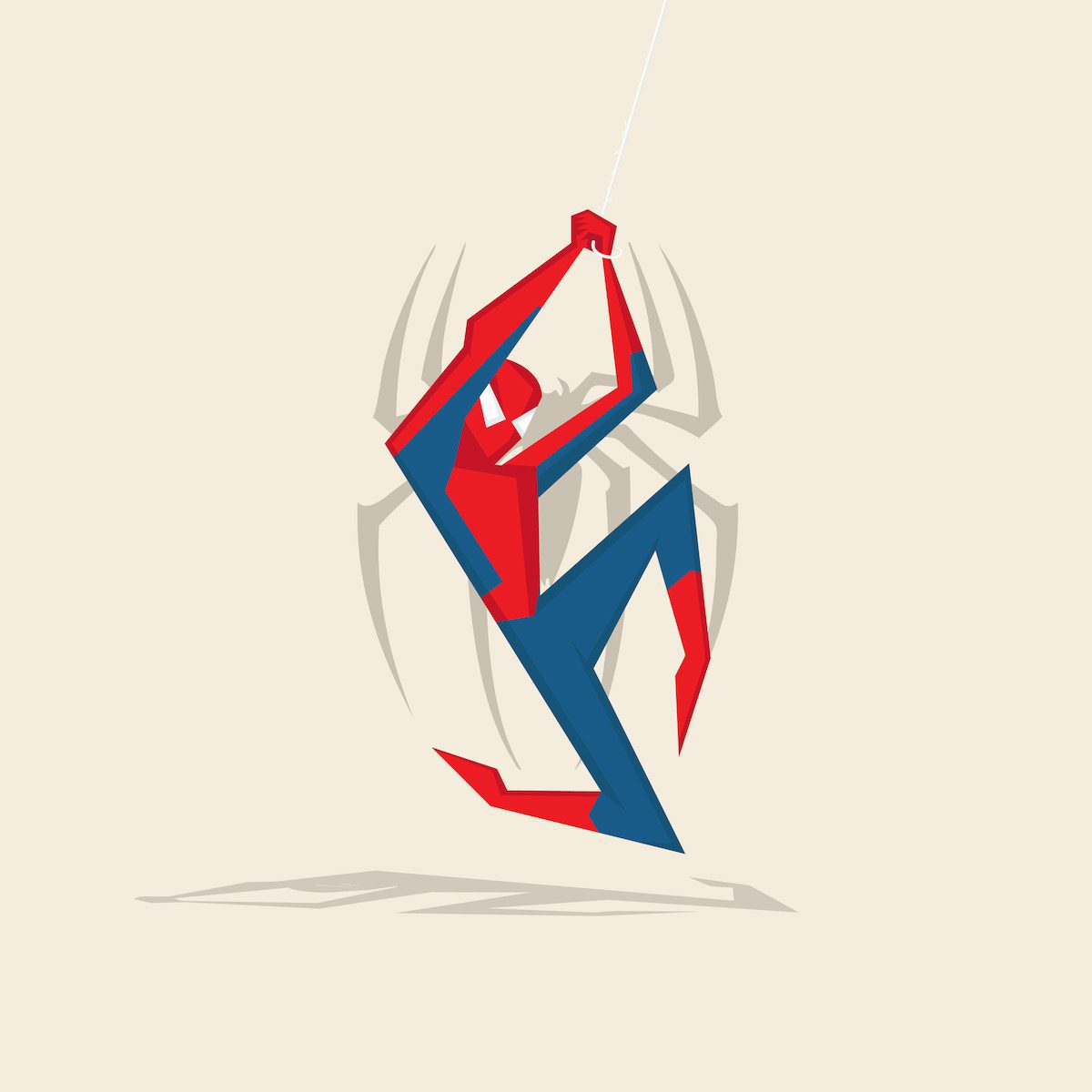 Spiderman Superhero Art Print