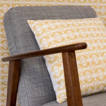 Bee Print Cushion