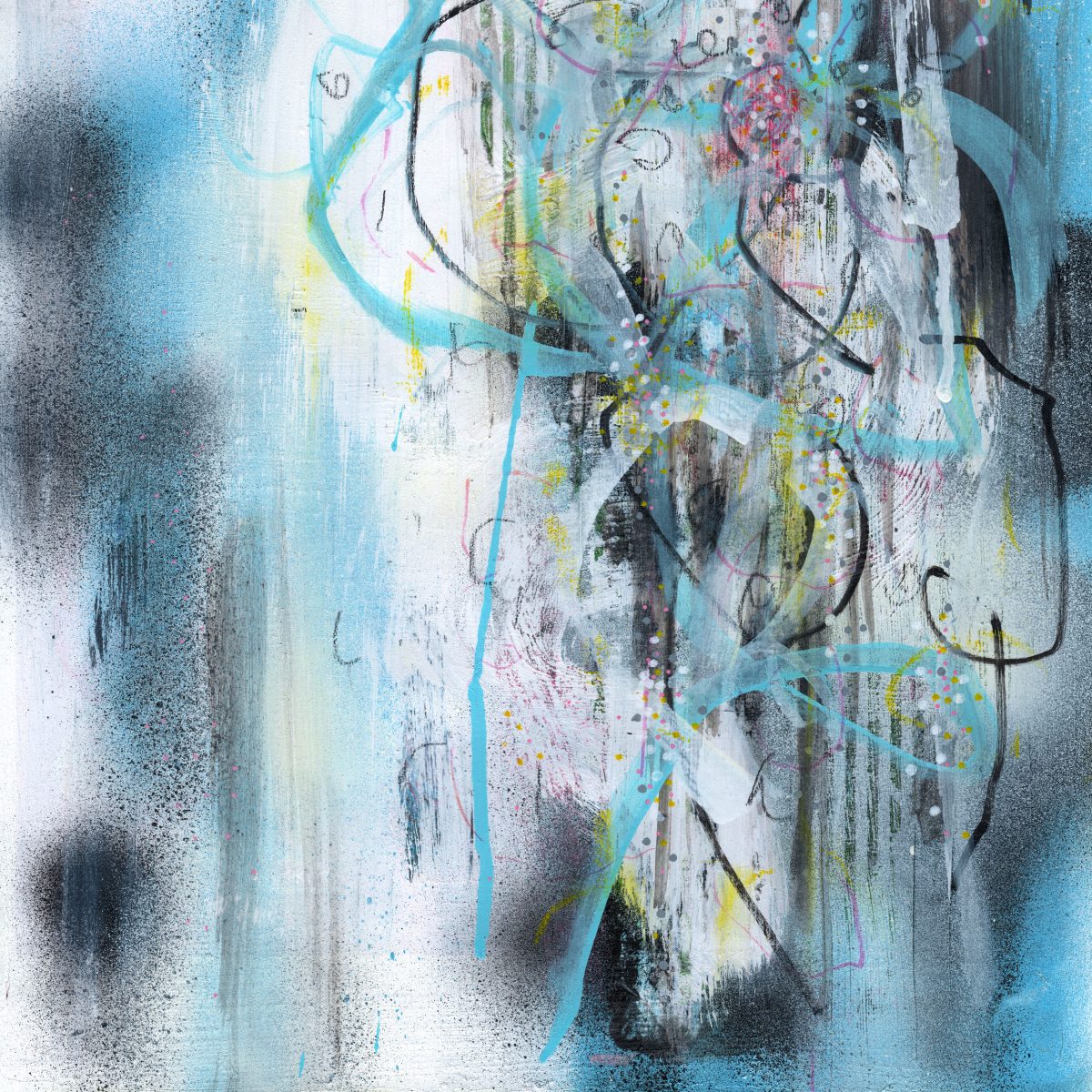 A3 framed original artwork - Urban Contemporary Art - ‘Hushenish’