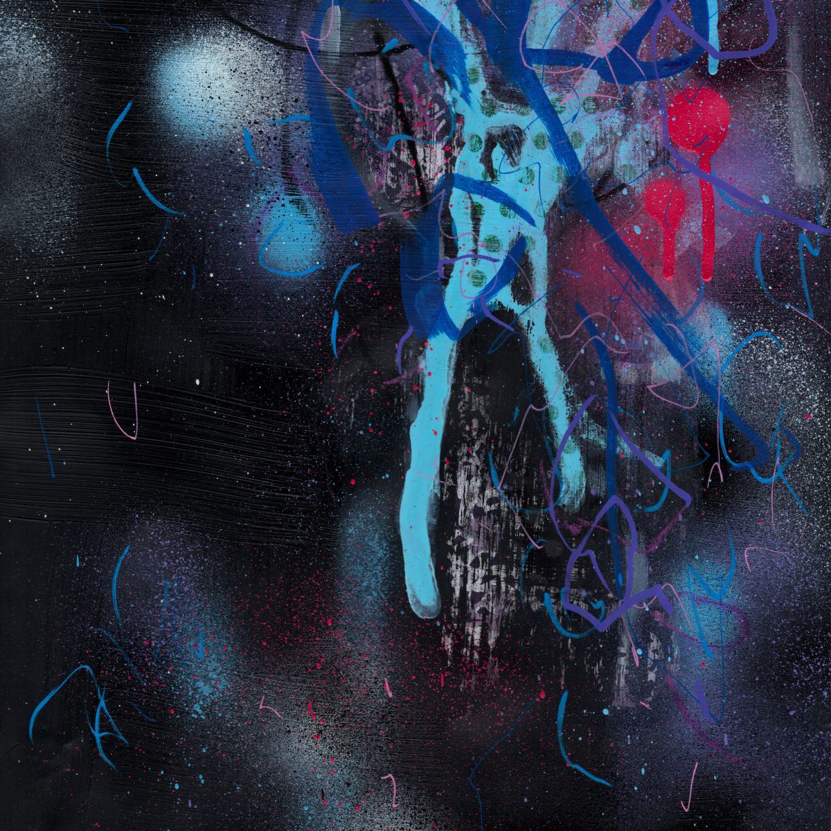 A3 framed original artwork - Urban Contemporary Art - ‘Lost Time'