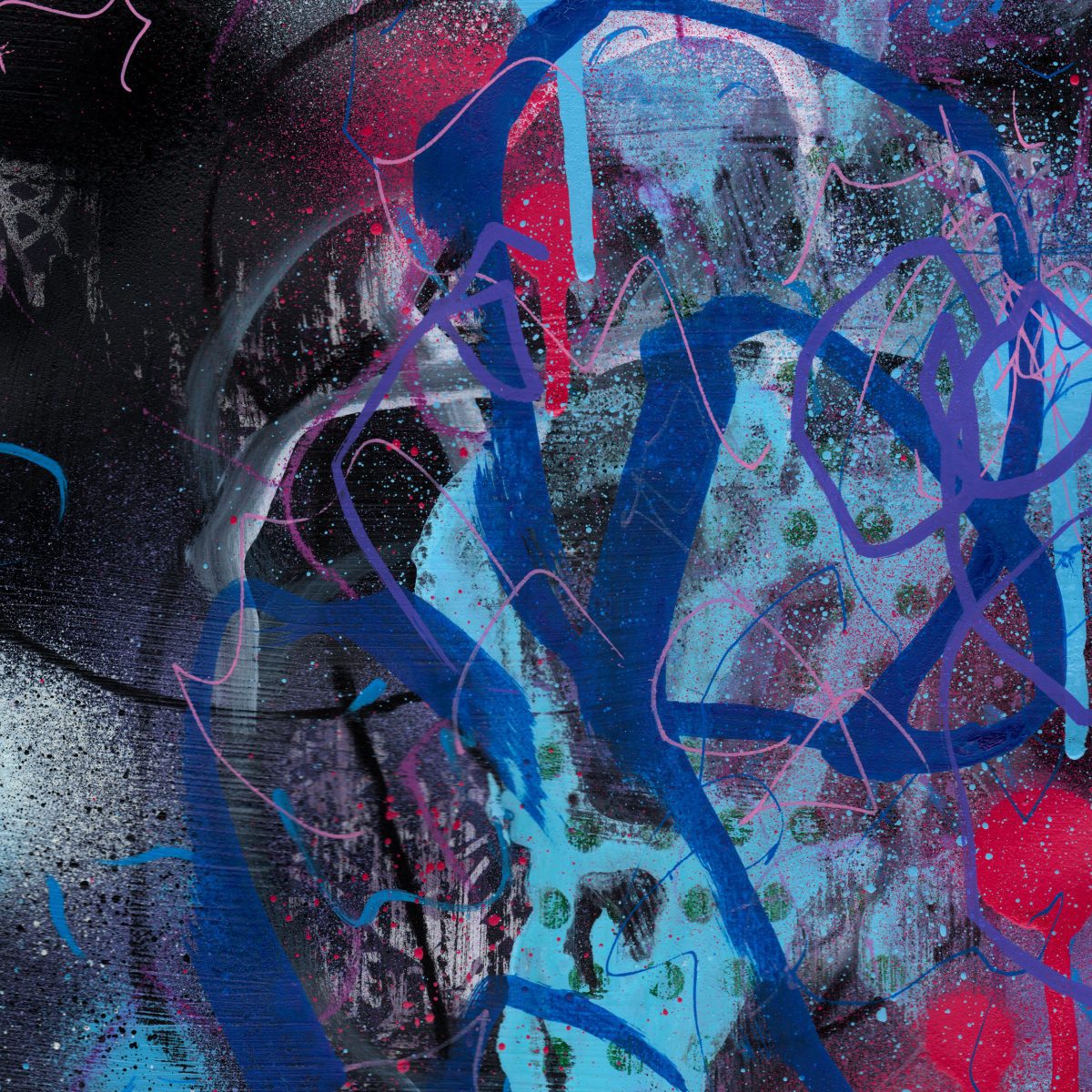 A3 framed original artwork - Urban Contemporary Art - ‘Lost Time'