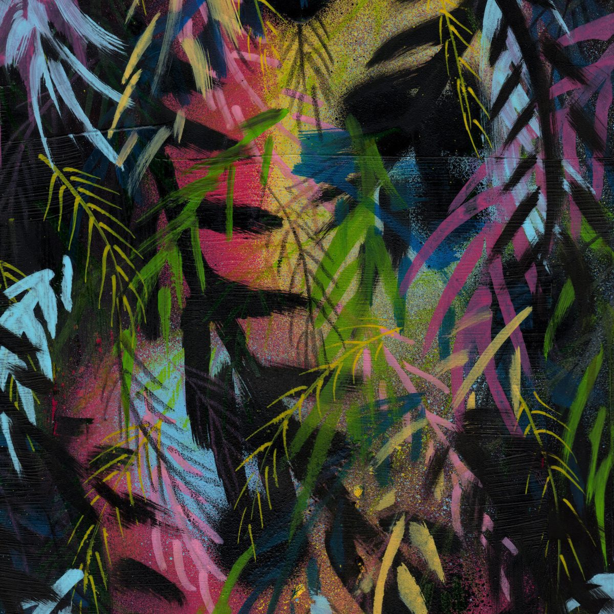 A3 framed original artwork - Urban Contemporary Art - ‘Tropical Nights'