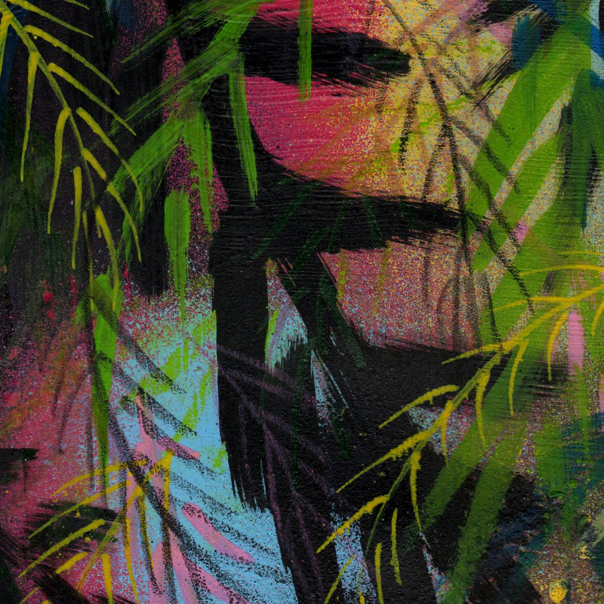 A3 framed original artwork - Urban Contemporary Art - ‘Tropical Nights'