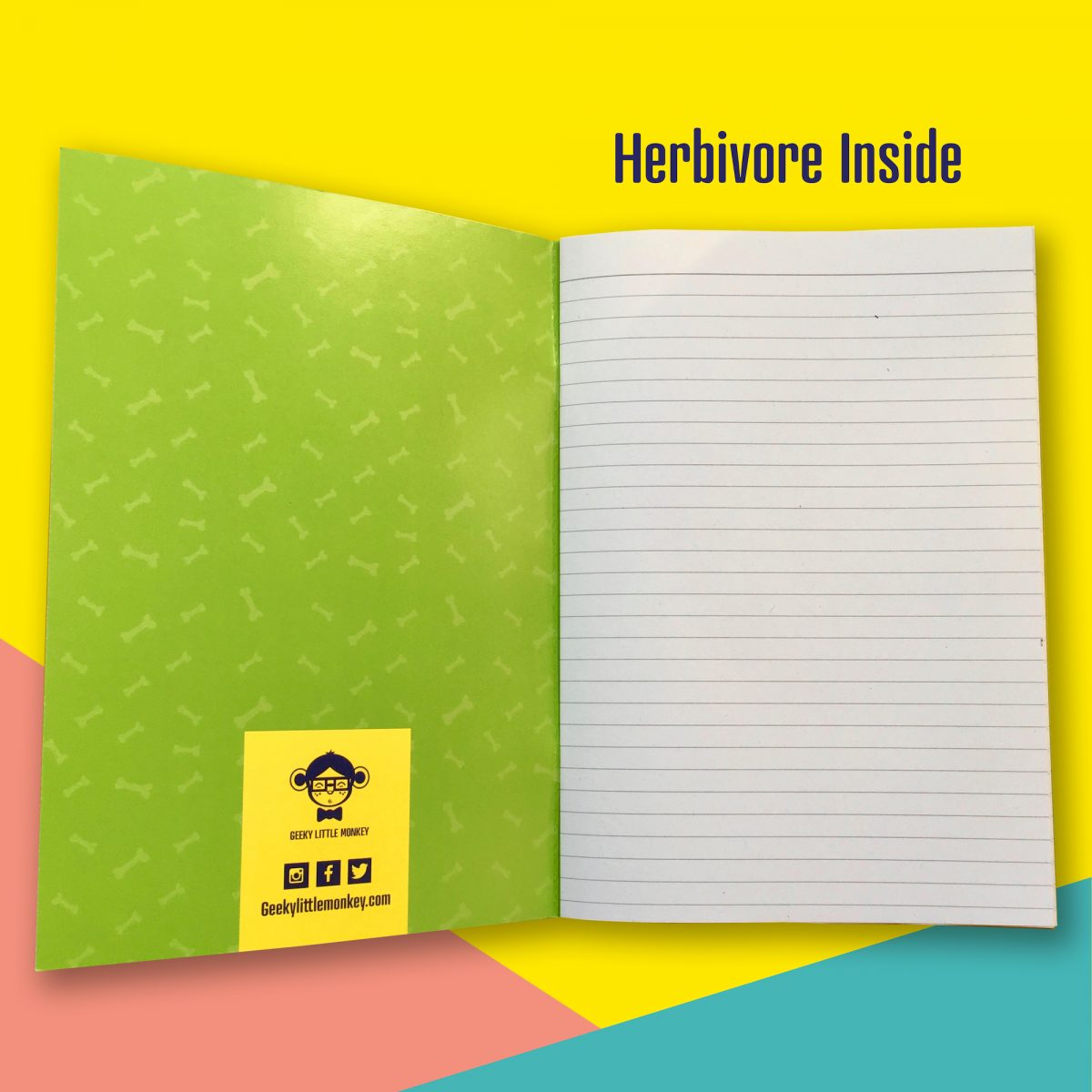 Herbivore Dinosaur A5 Notebook