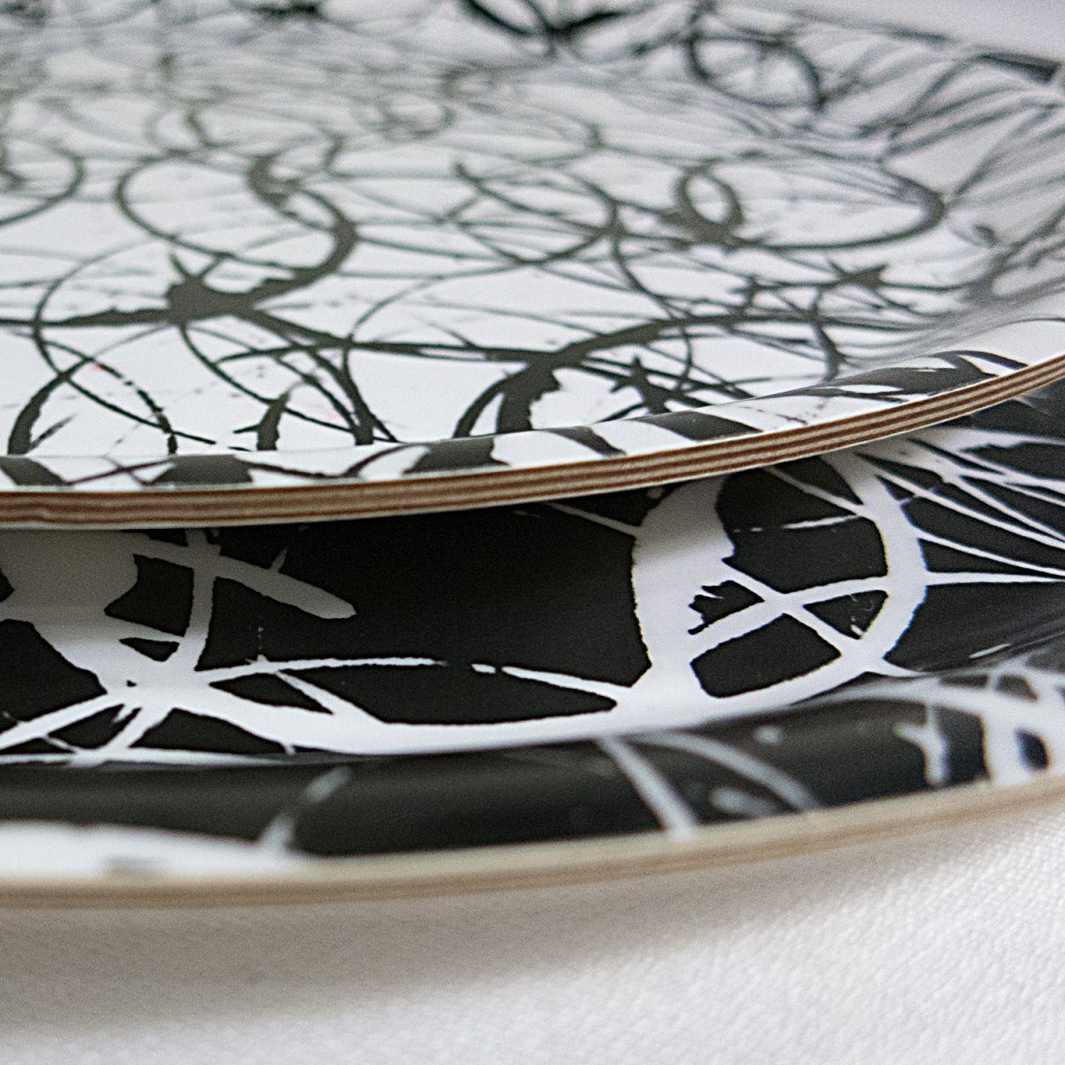 Birchwood tray set - 'Slàinte mhath!'