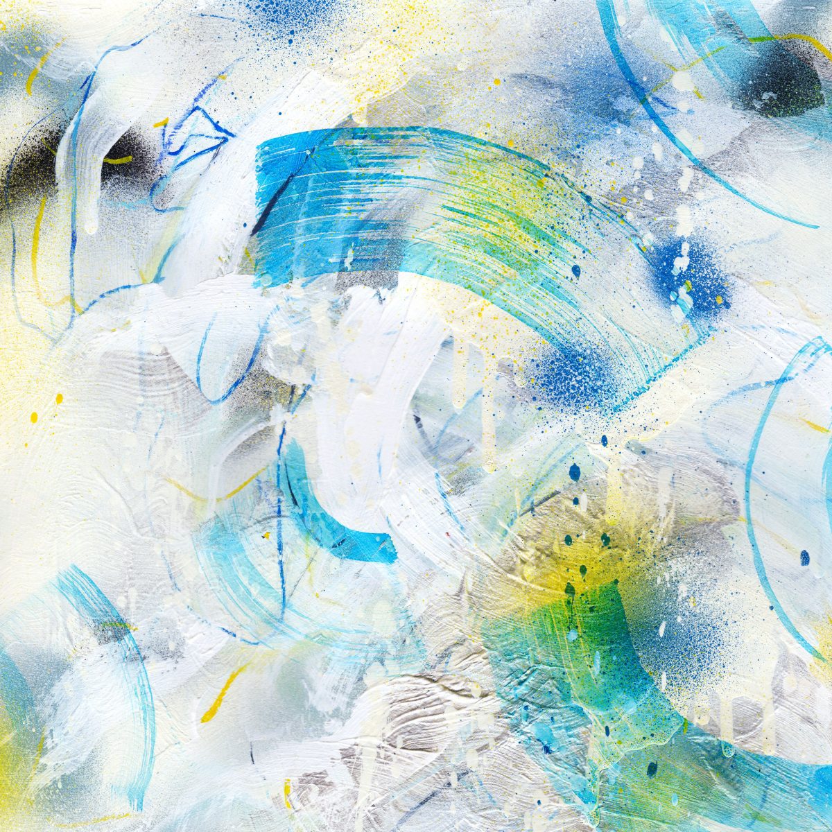 A3 framed original artwork - Urban Contemporary Art - ‘Blustery day'