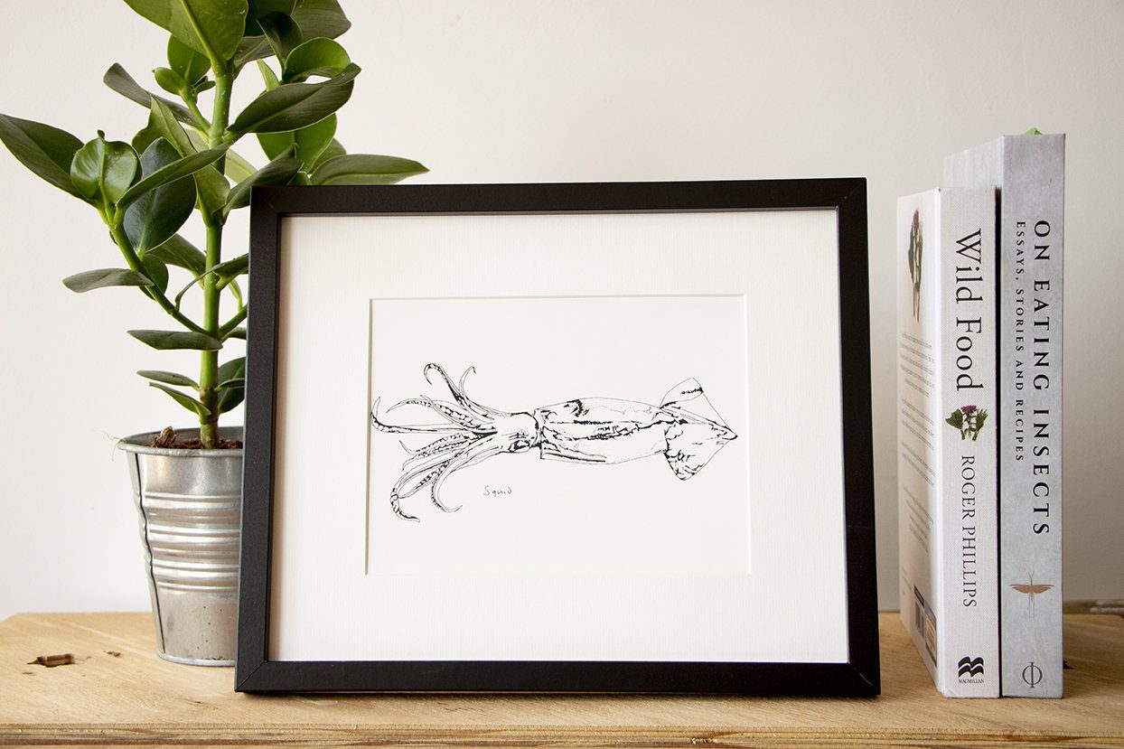 Little Squid print
