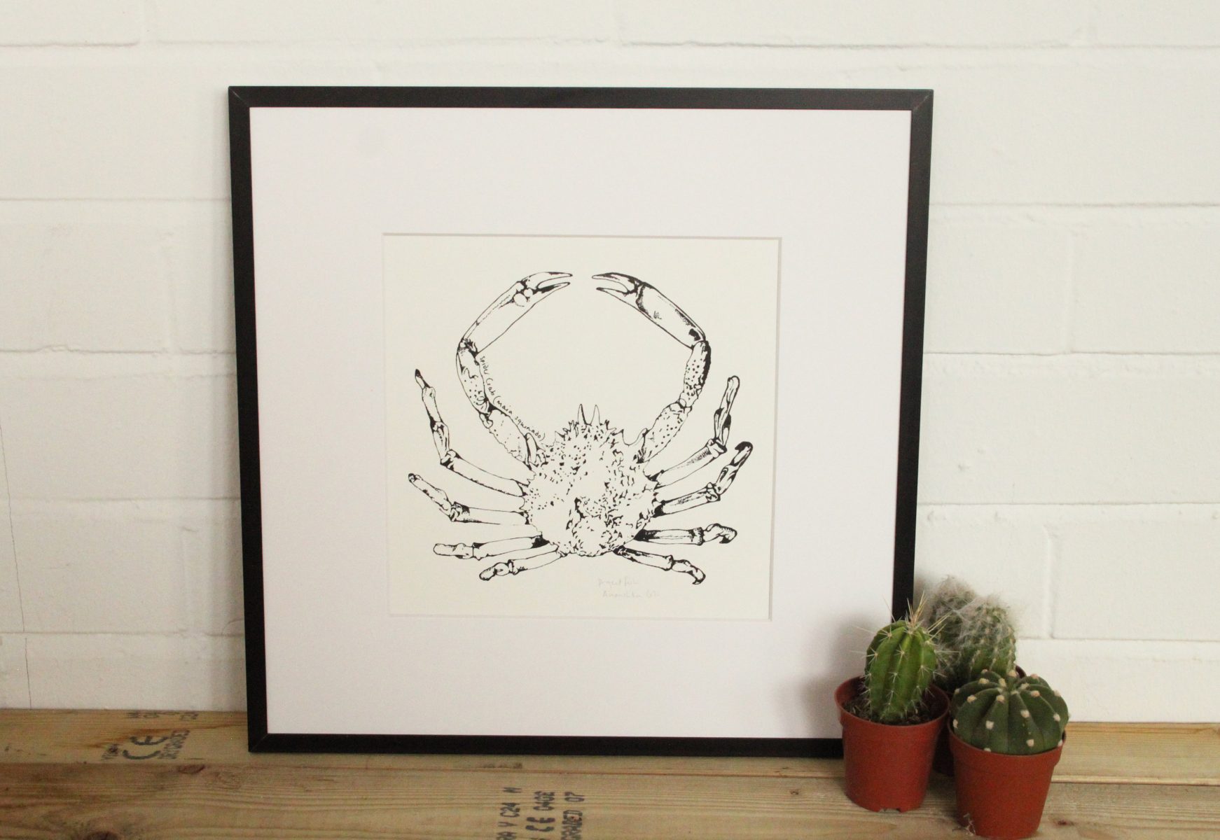 Spider Crab Print - project fish screen print