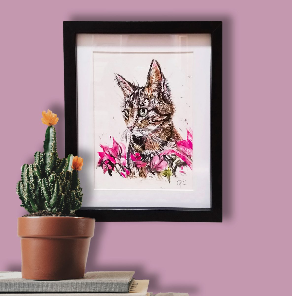 Bespoke Oil Pastel Pet Portrait