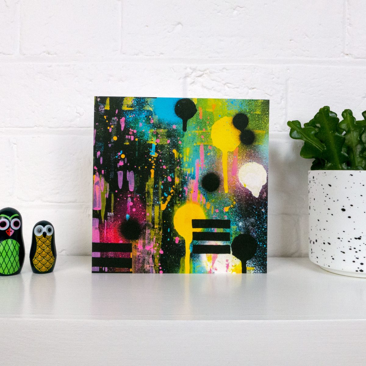 Greetings card - 'City lights'
