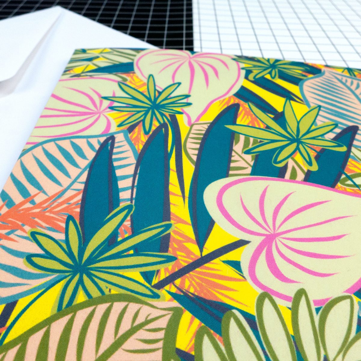 Greetings card - 'House plants'
