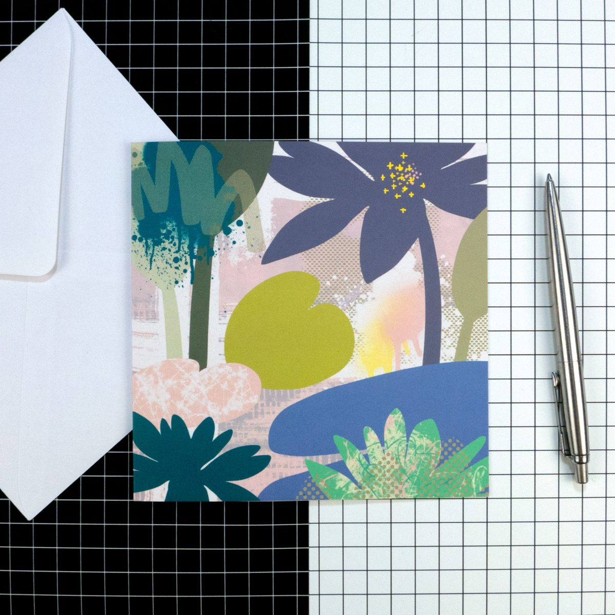 Greetings card set - 'Floral'
