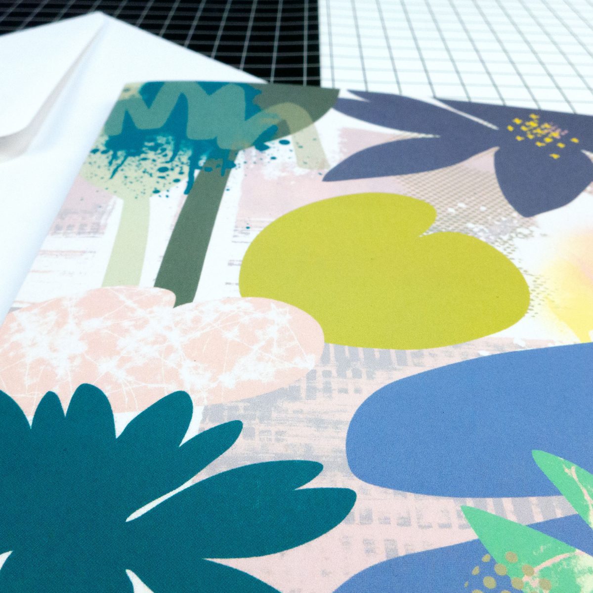 Greetings card - 'Lilies'