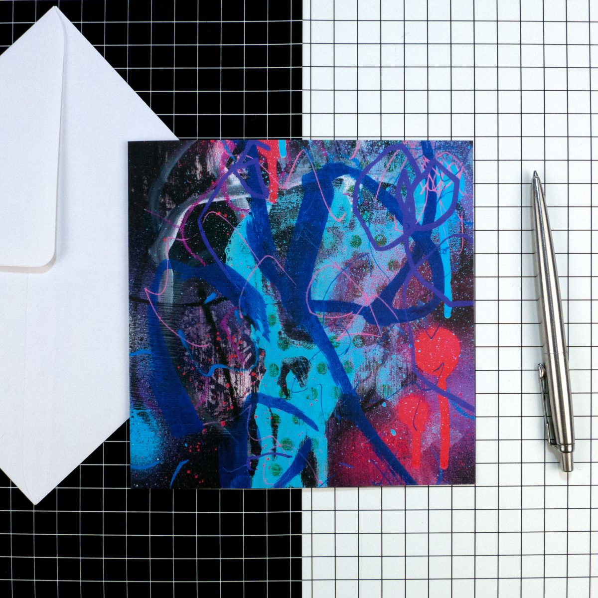 Greetings card - 'Lost time'