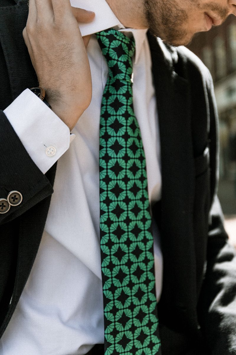 Art Deco Tie - Silk Tie – Fanfan Mint