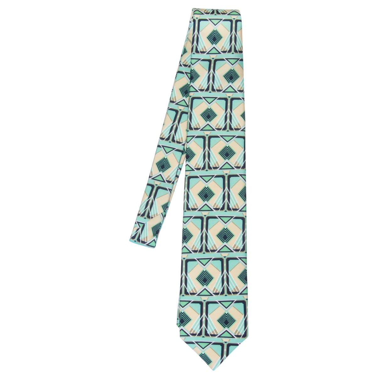 Art Deco Tie - Silk Tie - Francis Mint