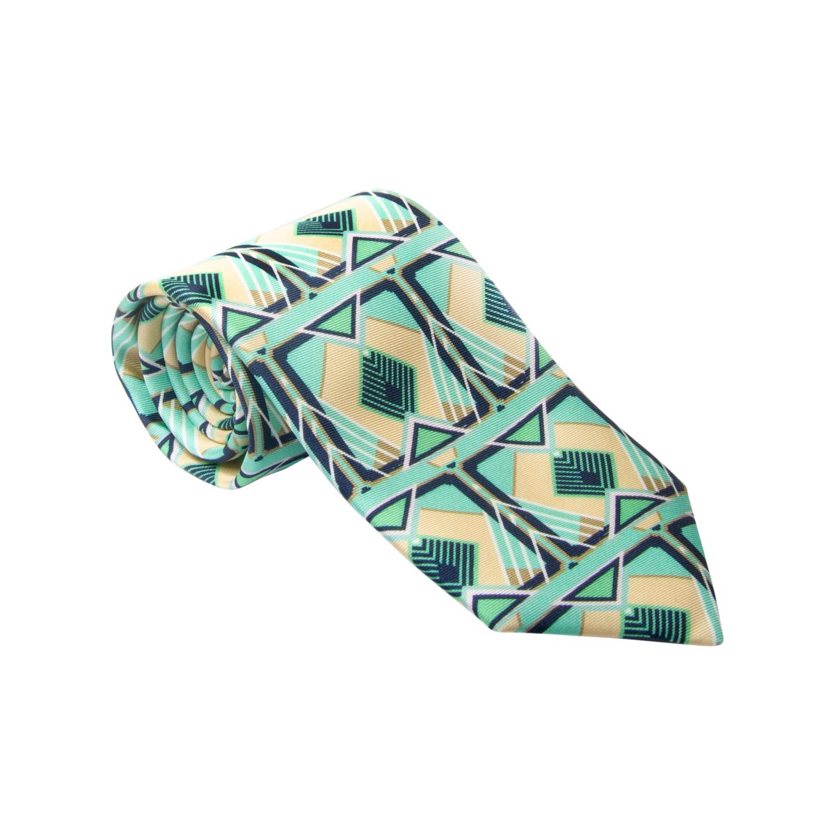 Art Deco Tie - Silk Tie - Francis Mint