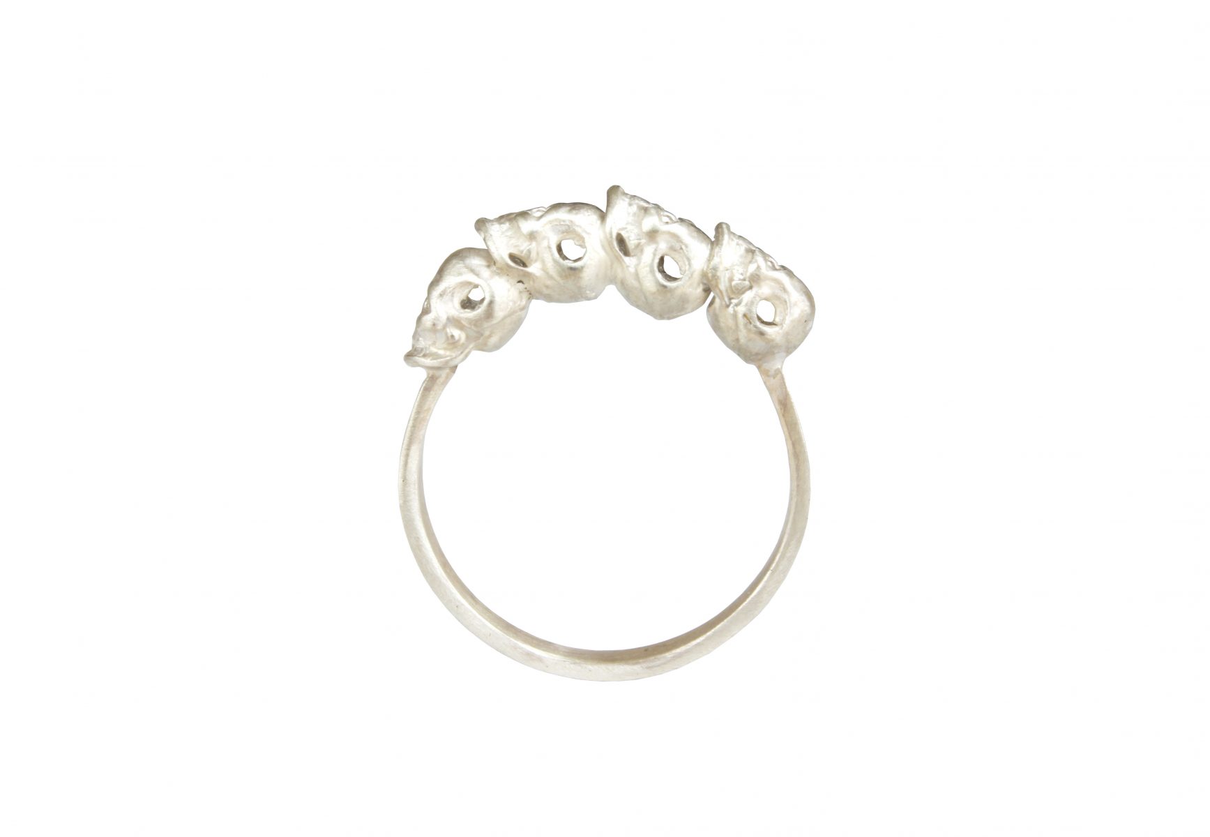 Silver Skull Ring