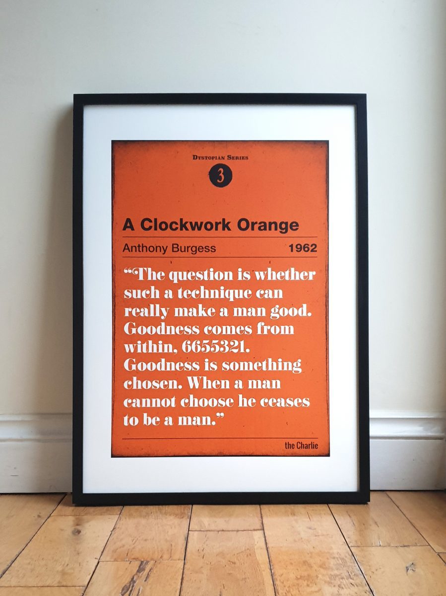 A Clockwork Orange Screen Print