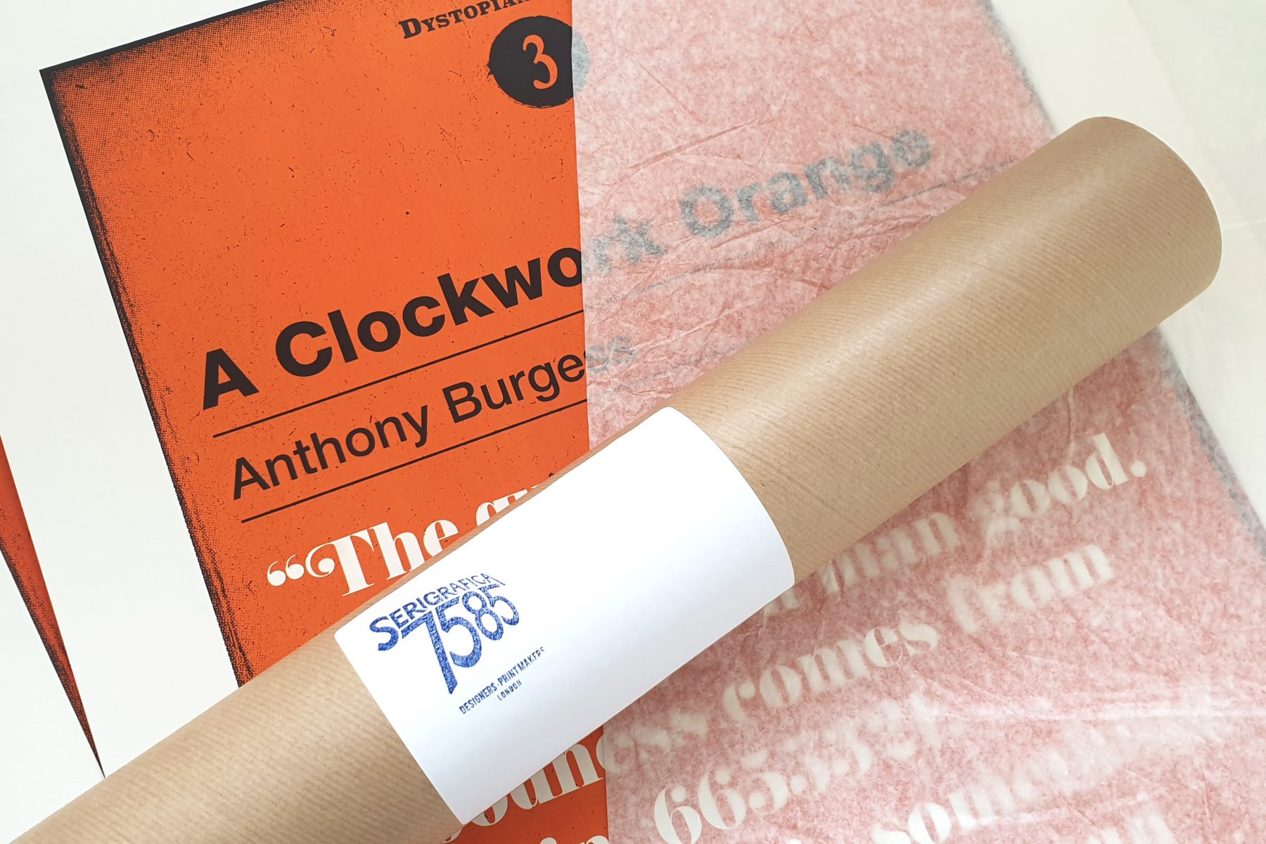 A Clockwork Orange Screen Print