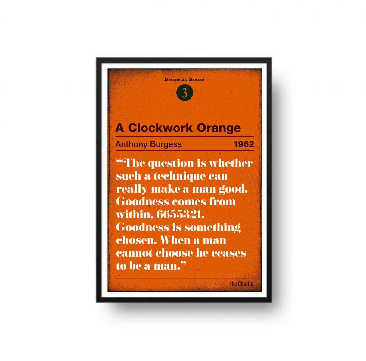 A Clockwork Orange Screen Print