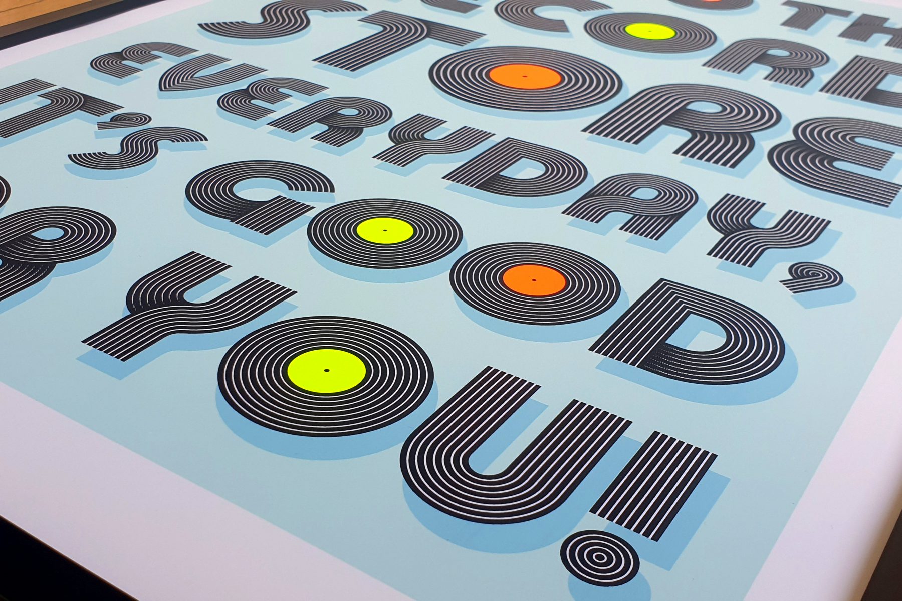 Vinyl Lover screen print