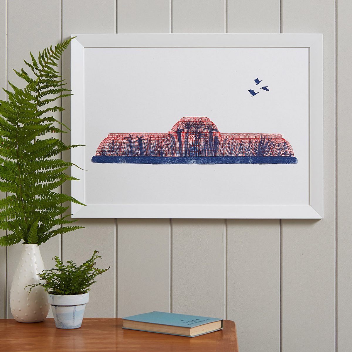 Palm House A3 Risograph Print