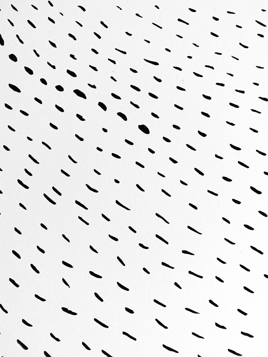 Horizontal rain - original print