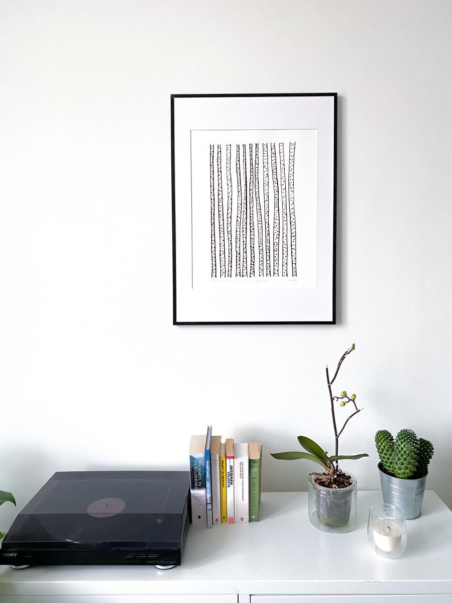 Birch Forest - original print