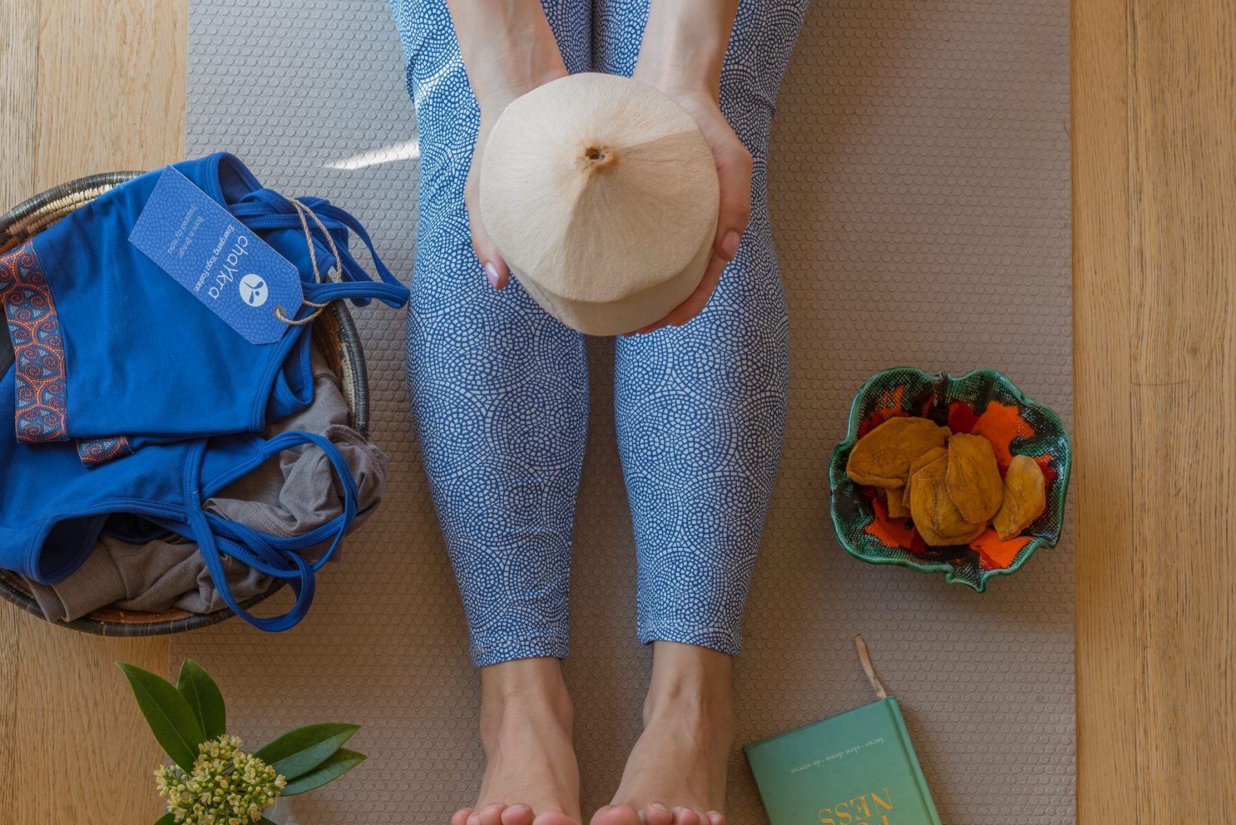 Chakra Energy Leggings Blue