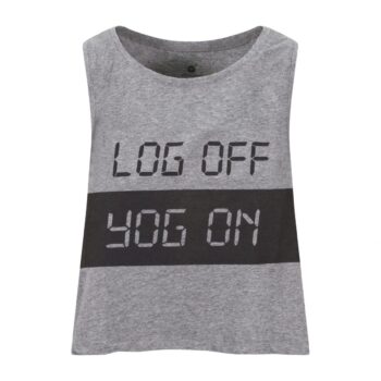 Log Yog Crop Grey