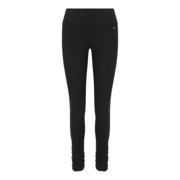 Ruched Bottom Leggings Black