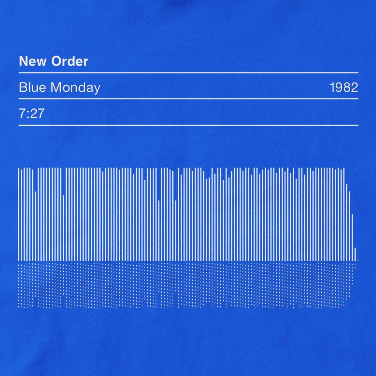 New Order Blue Monday T shirt