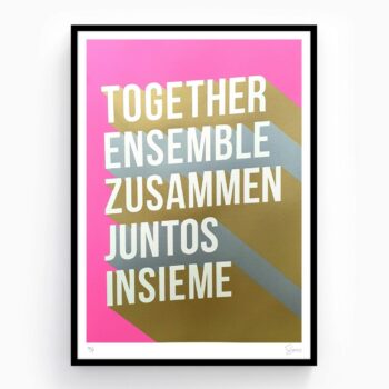 Together - Limited Edition Screen Print
