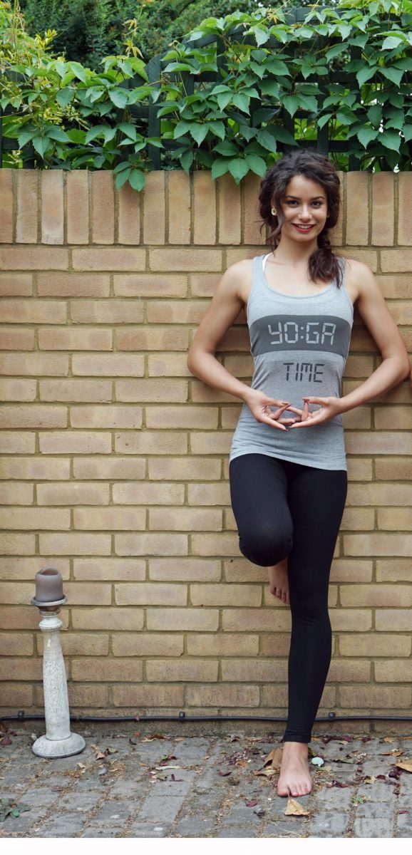 Yoga Time Tank Grey