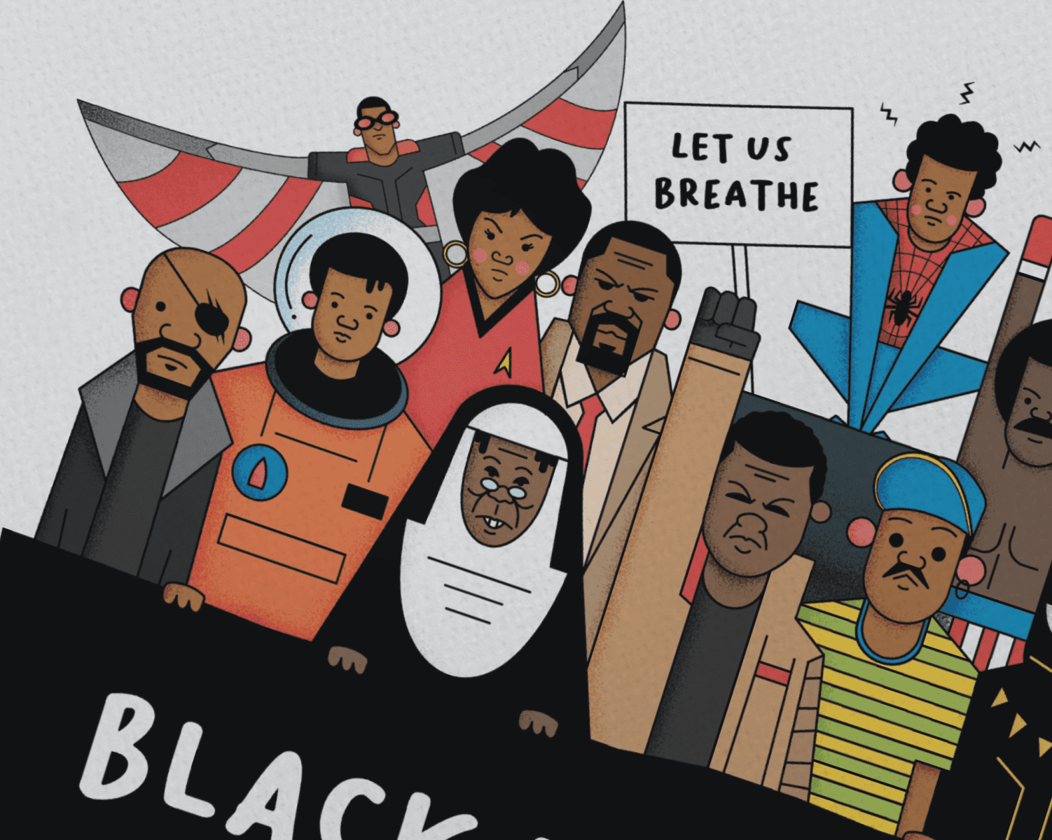Black Lives Matters Charity Print