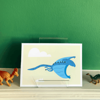 Pterodactyl Dinosaur art print