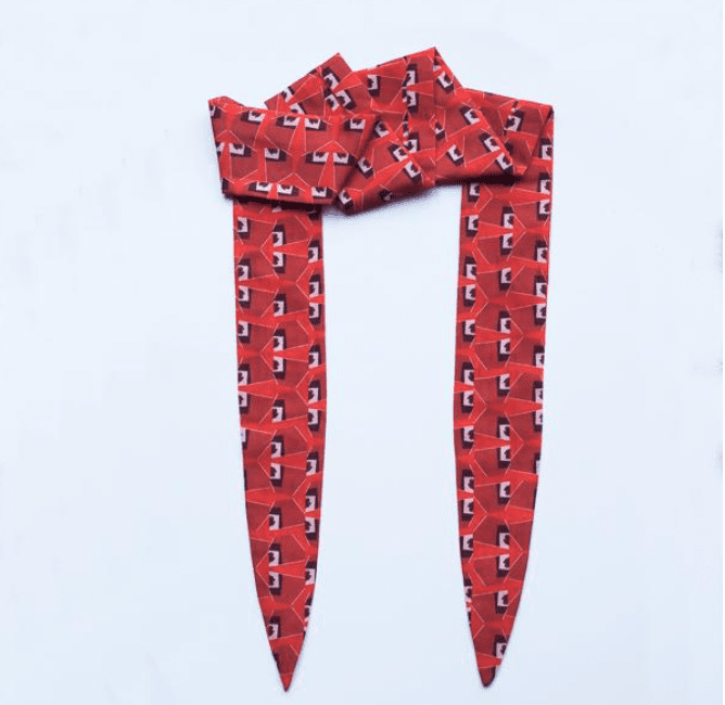Hot Lips Twilly Scarf