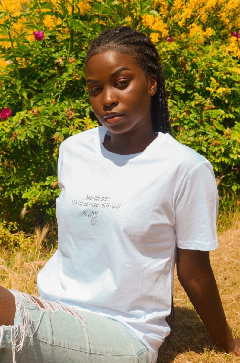 The only planet with coffee | 100% organic cotton t-shirt | Sustainable & vegan | Unisex
