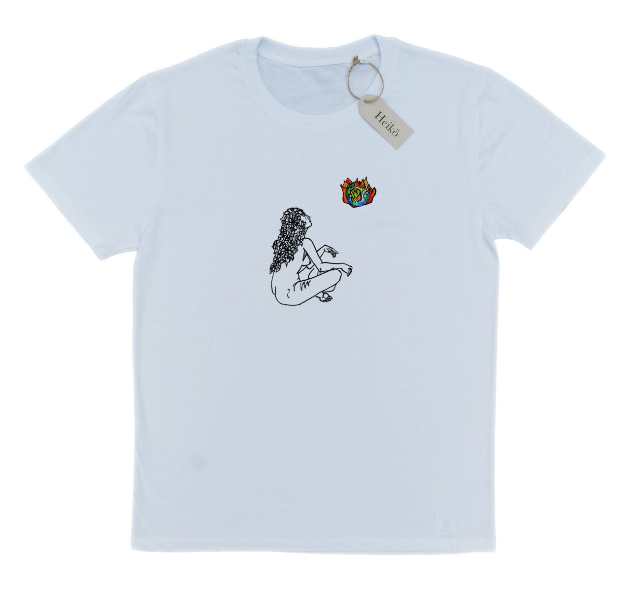 Burning Earth | 100% organic cotton t-shirt | Sustainable & vegan | Unisex