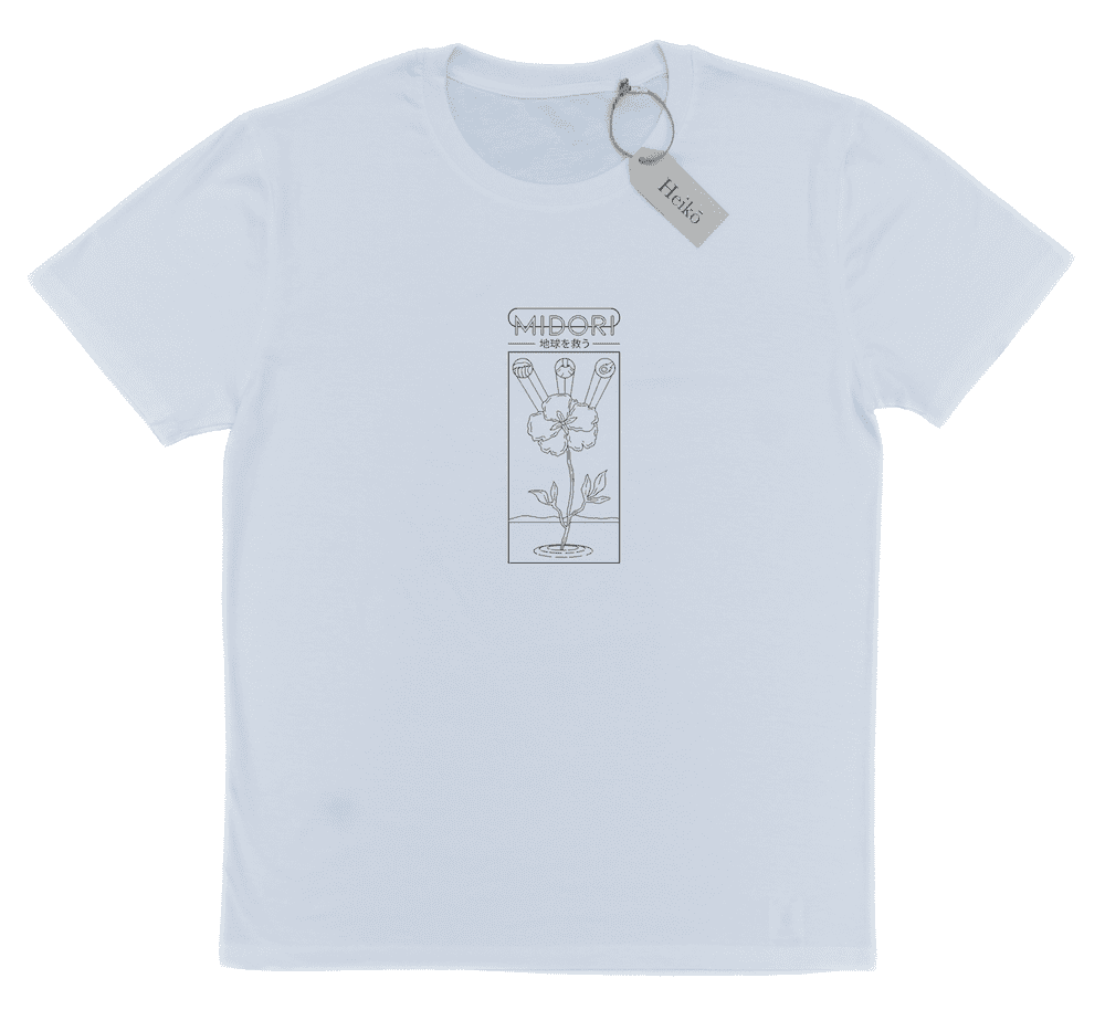 Midori | 100% organic cotton t-shirt | Sustainable & vegan | Unisex