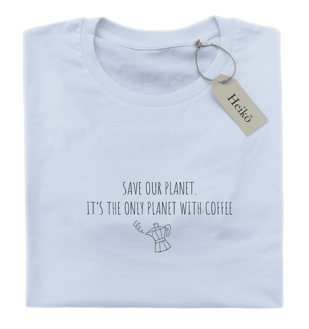 The only planet with coffee | 100% organic cotton t-shirt | Sustainable & vegan | Unisex