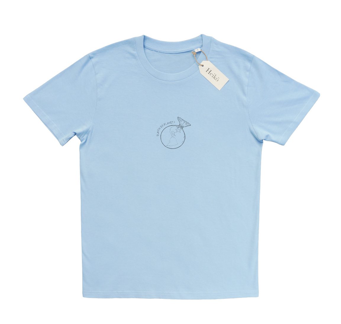 Plastic or planet? | 100% organic cotton t-shirt | Sustainable & vegan | Unisex