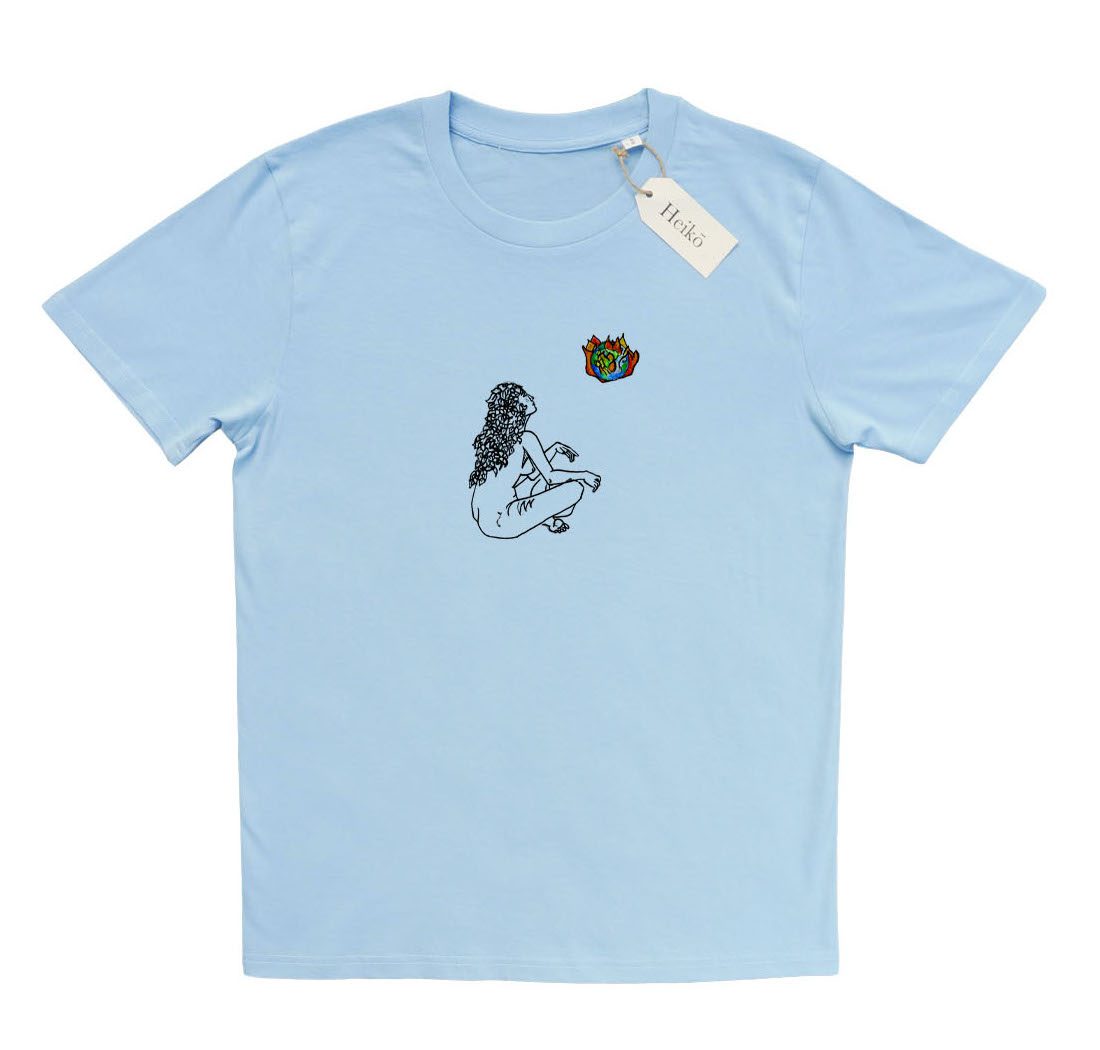 Burning Earth | 100% organic cotton t-shirt | Sustainable & vegan | Unisex