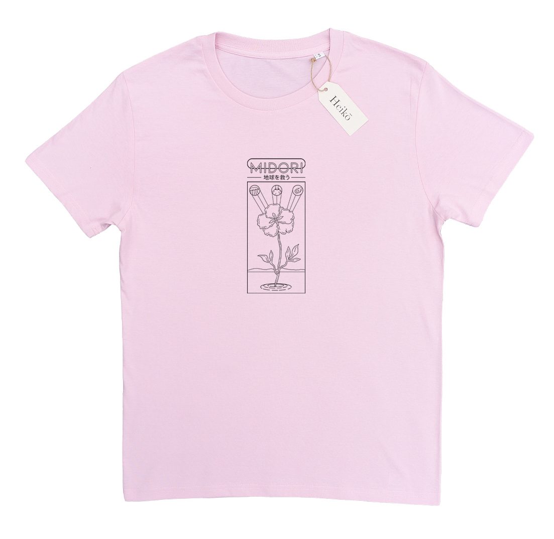 Midori | 100% organic cotton t-shirt | Sustainable & vegan | Unisex