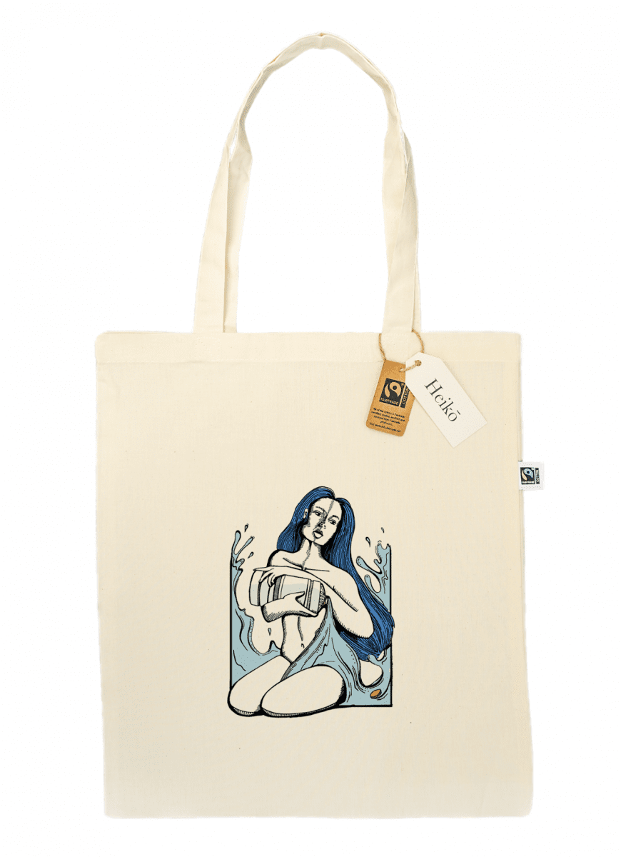 Aquarius | 100% organic cotton tote bag | Fairtrade | Sustainable & vegan