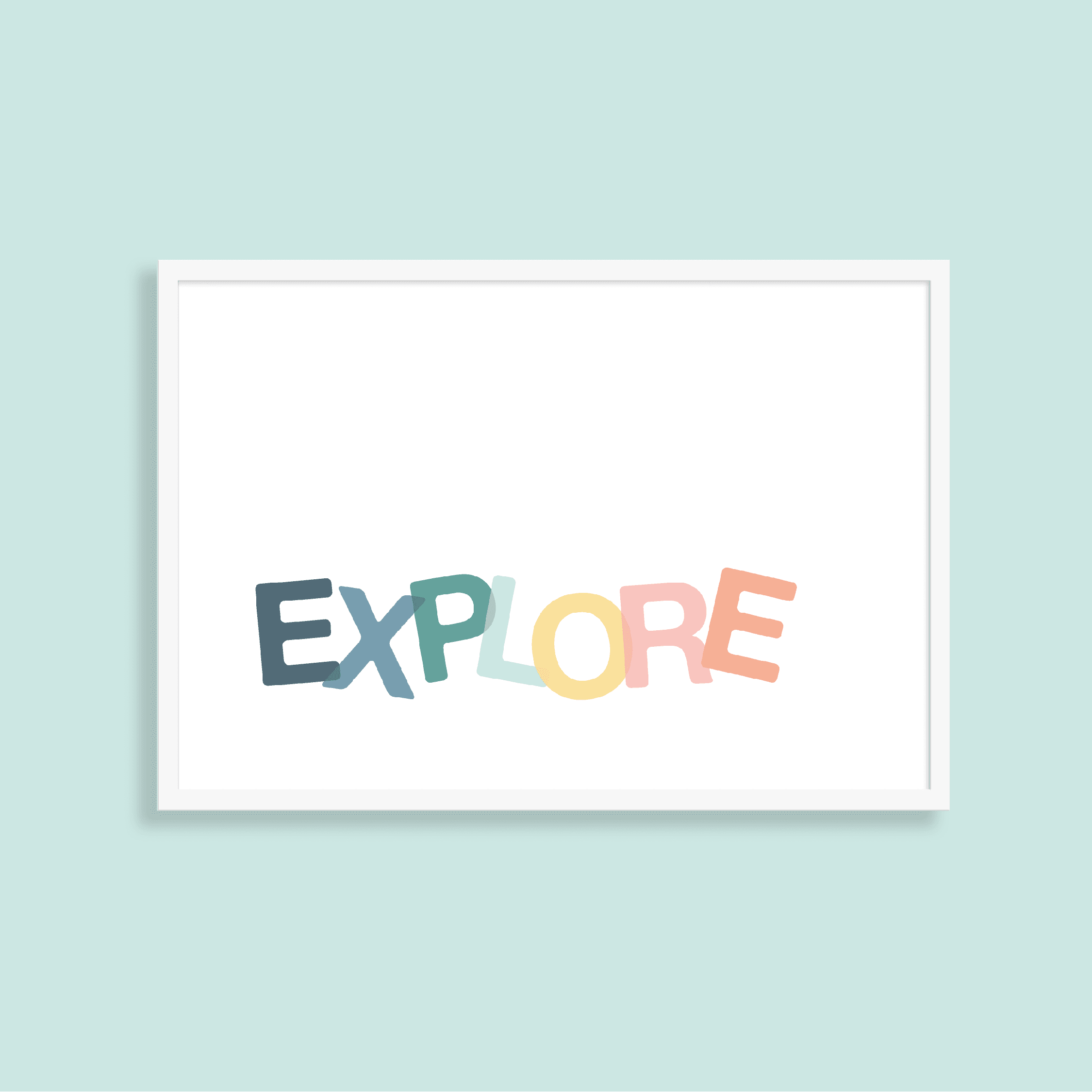Explore - art print