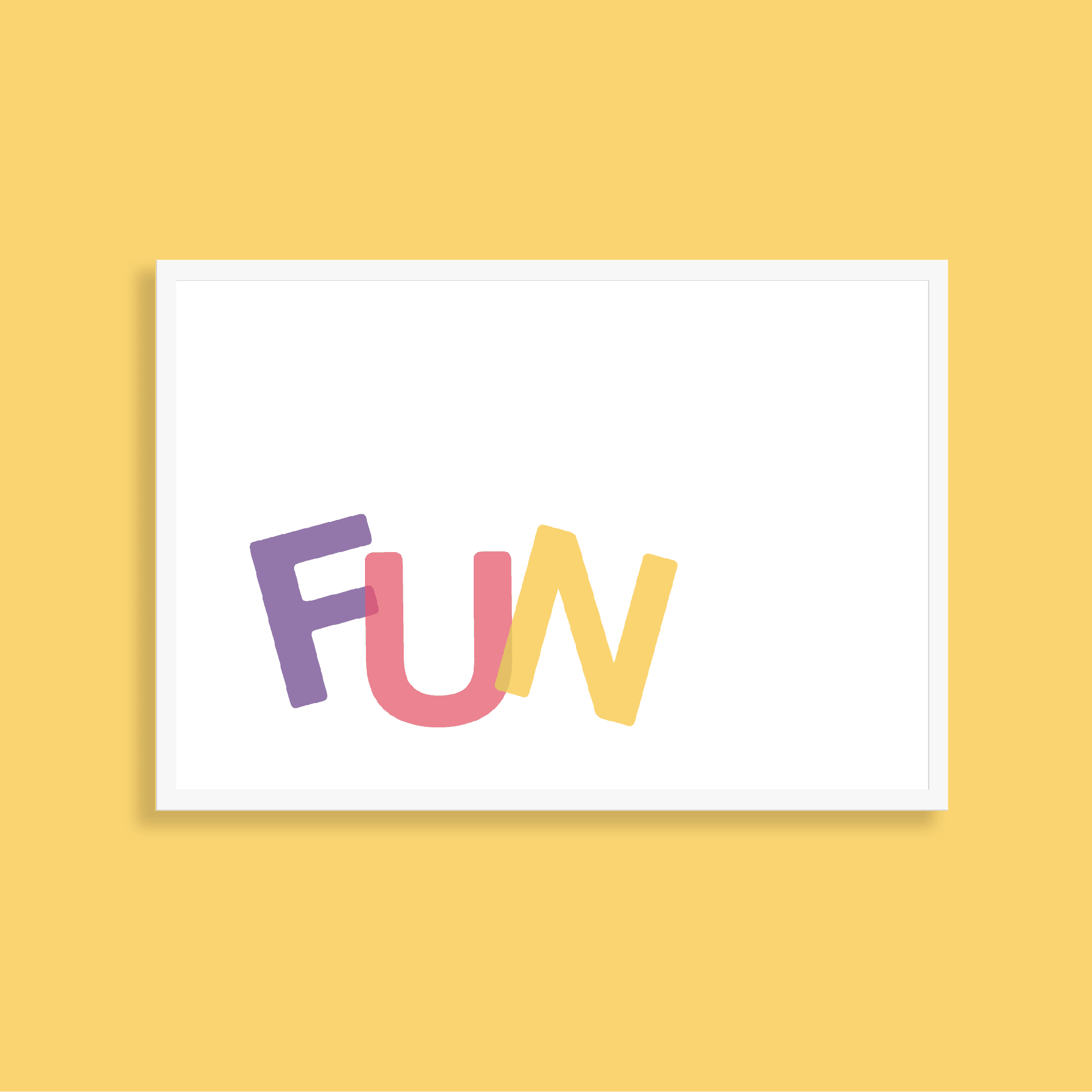 Fun - art print